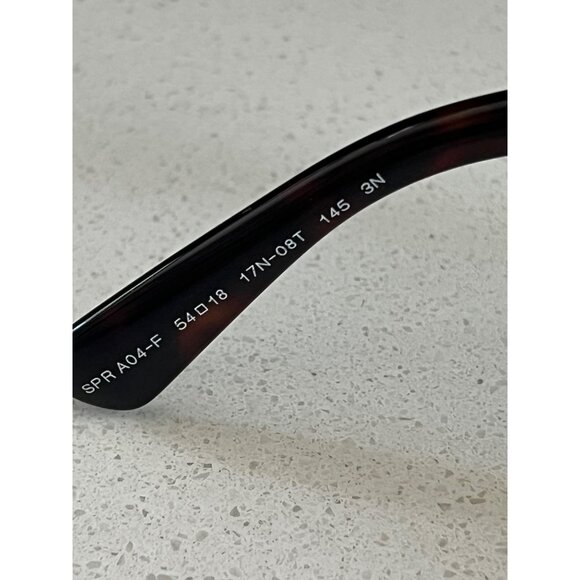 Prada PR A04S are bold brown tortoise square sunglasses - Picture 7 of 14